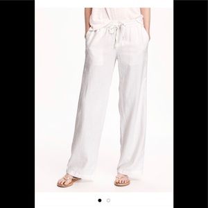 XL Tall White Linen pants